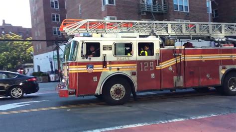 FDNY Engine 273 Ladder 129 Spare Responding YouTube