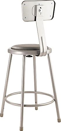 National Public Seating Series Vinyl Padded Science Stools With