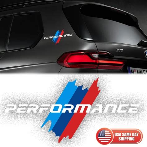 Bmw M Performance Sport Car Door Bumper Windows Decorate D Sticker