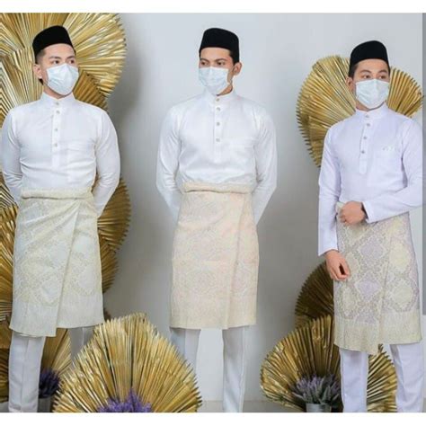 Jual STELAN BAJU KOKO PRIA TELUK BELANGA MELAYU MODEL KEKINIAN TERLARIS