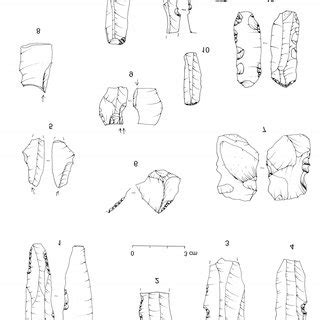 Padina B Cores And Retouched Tools Produced Of Balkan Flint