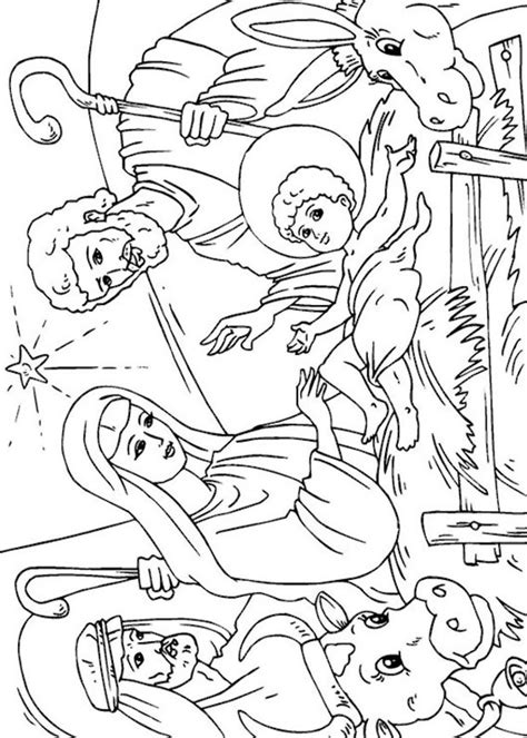 33 Disegni Del Presepe Da Colorare PianetaBambini It