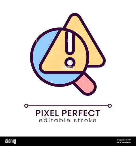 Problem Identification Pixel Perfect Rgb Color Icon Stock Vector Image