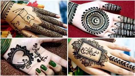 30 Out Standing 14 August Mehndi Design Independence Day Henna Designs 14 August Mehndi