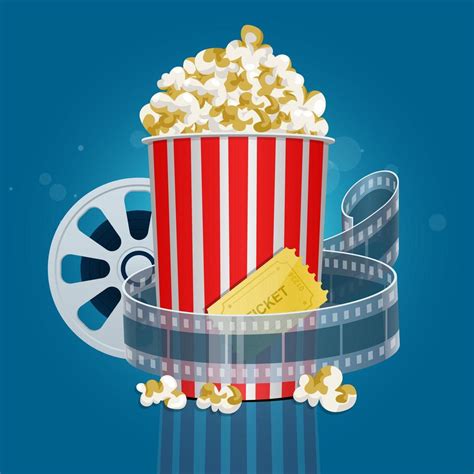 Movies Popcorn Design 1271111 Vector Art At Vecteezy