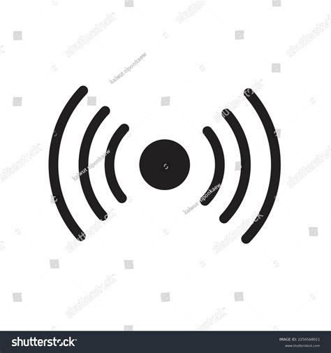 Wifi Signal Icon Hot Spot Icon Stock Vector Royalty Free 2256568011