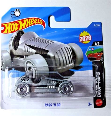 HOT WHEELS PASS N GO CHROME MÉTALLIQUE HW DROP TOPS CHARIOT COURT bol
