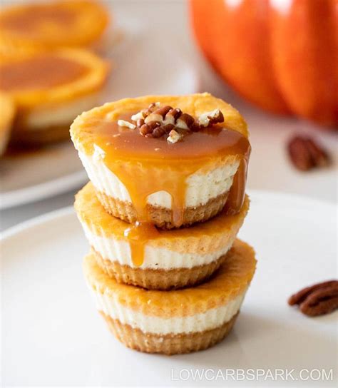 Keto Pumpkin Cheesecake Cupcakes Low Carb Spark