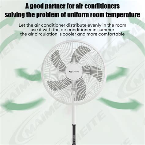 Maimeite Inch Remote Control Floor Fan Blade Strong Wind Electric