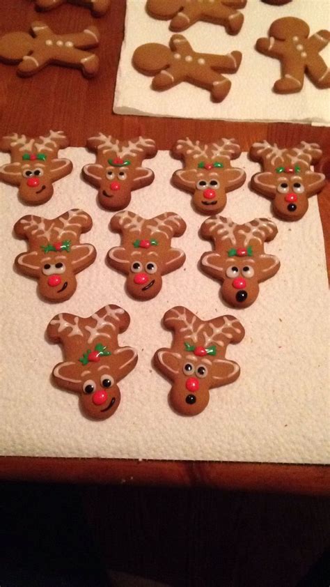 Ginger Bread Rudolph Gingerbread Gingerbread Cookies Rudolph