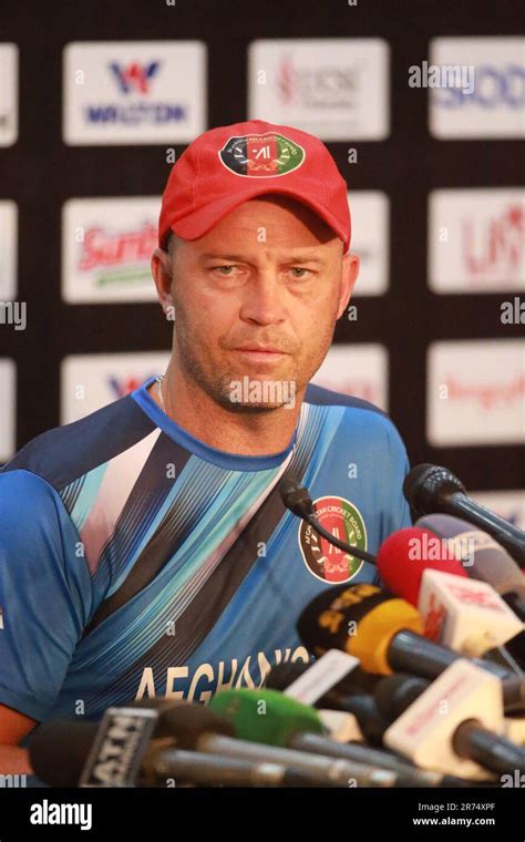 Afghanistan Cricket Team Head Coach Jonathan Trott Attends Pre Match