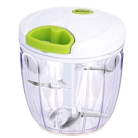 Sedhoom Manual Food Chopper 5 Blades 1000 Ml Powerful Easy Pull