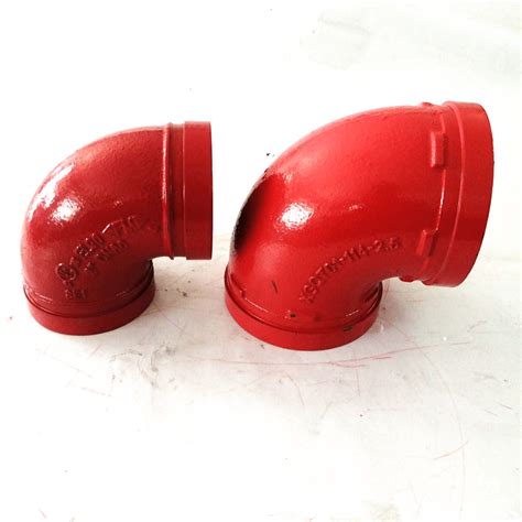 Fm Ul Approved Ductile Cast Iron Grooved Piping Fittings Degree