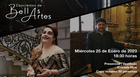 Conciertos de Bellas Artes Cartelera Cultural de la Ciudad de México