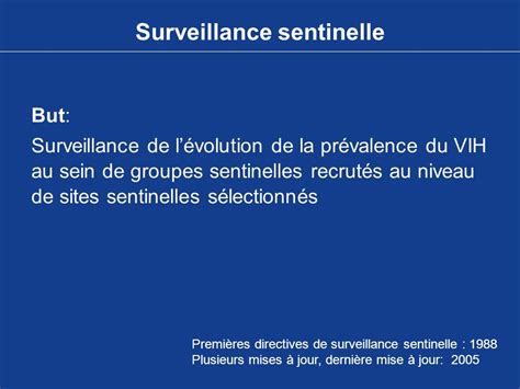 Surveillance Dans Les Programmes VIH SIDA Suivi Et Evaluation Des