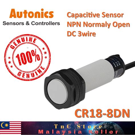 Autonics CR18 8DN Capacitive Sensor DC 3wire NPN Normaly Opened M18