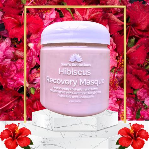 Hibiscus Recovery Masque Sams Soulutions Plant Based Skincare