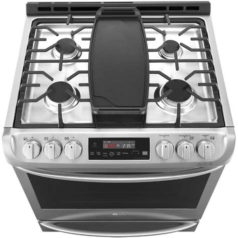 Lg Lsg4515st 30 Inch Slide In Gas Smart Range With 5 Sealed Burners 63 Cu Ft Oven Capacity