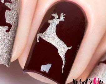 Gingerbread Man Stencils For Nails Christmas Nail Stickers Nail Art