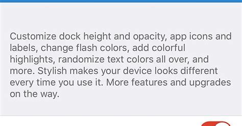 Stylish Cydia Tweak Mainly Ios 9 10 But Many Features Work For Ios 8