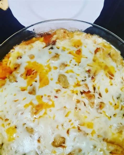 Delicious Casserole With Cheese And Vegetables