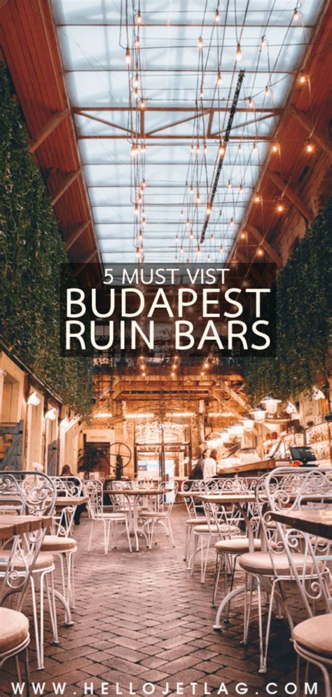 5 Budapest Ruin Bars // The Abandoned Buildings of Budapest Nightlife