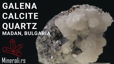 Galena Calcite Quartz Galenit Kalcit Kvarc Youtube