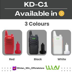 Jual Wln Winlan Ht Walkie Talkie Satuan Kd C Uhf Lengkap Charger