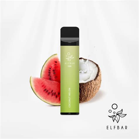 ELFBAR 2500 Coconut Melon Einweg E Zigarette 2500 Züge