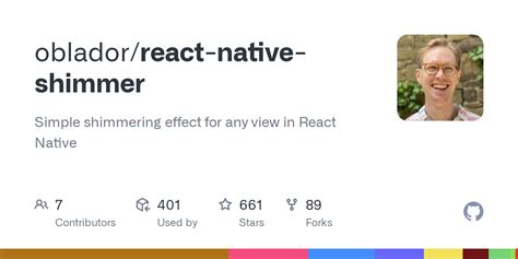 GitHub Oblador React Native Shimmer Simple Shimmering Effect For Any