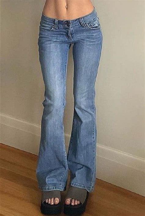 Low Rise Jeans 90s Y2k Low Rise Jeans 90s Low Rise Flare Jeans Outfit Low Waisted Jeans Outfit