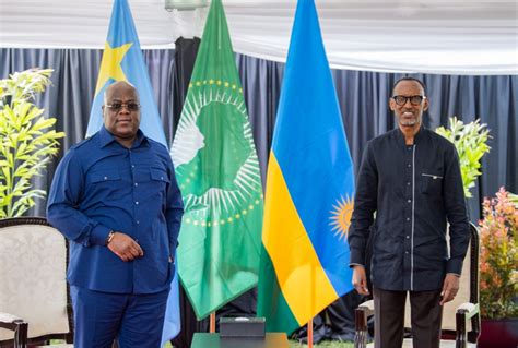 Kagame Welcomes Tshisekedi To Rwanda In A Historic Visit Kt Press