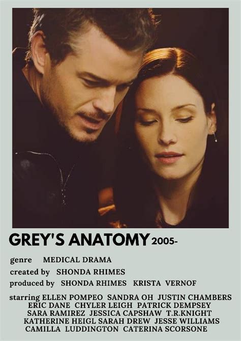 Grey S Anatomy Polaroid Poster