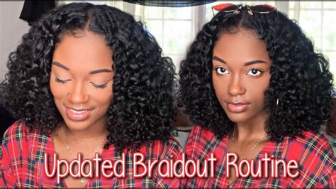 UPDATED BRAID OUT ROUTINE SUMMER 2019 YouTube