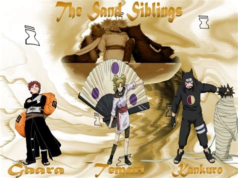 Anime Wallpaper Online: Naruto Sand Siblings Image