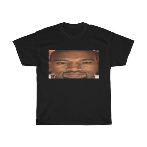 Kanye West Face Meme T Shirt - Etsy