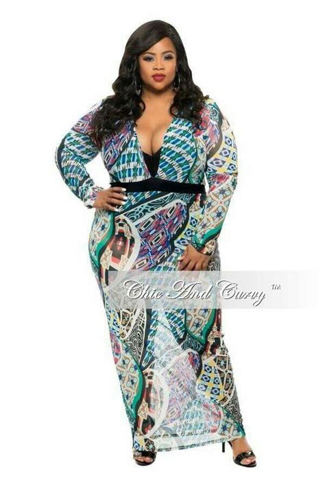 Chic And Curvy Positive Body Image Mesh Dress Green Print Plus Size