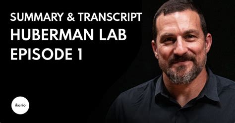 Summary Transcript Of Huberman Labs Podcast Episode Nervous System