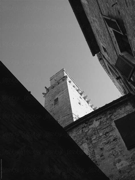 Scenic Black And White Travel And Adventure Views Of Tuscany Italy