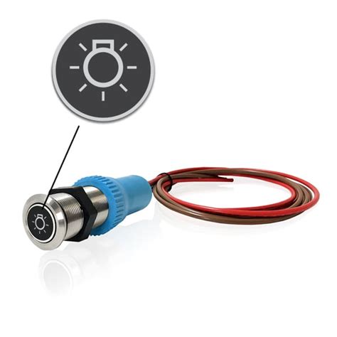 Cabin Light Bluewater 19mm Pushbutton New Wire Marine