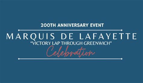 Marquis De Lafayette Victory Lap Through Greenwich 200th Anniversary