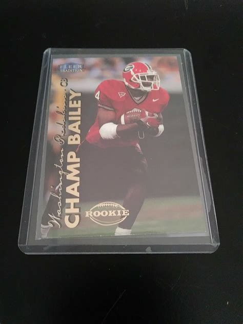 Fleer Tradition Champ Bailey Rc For Sale Online Ebay