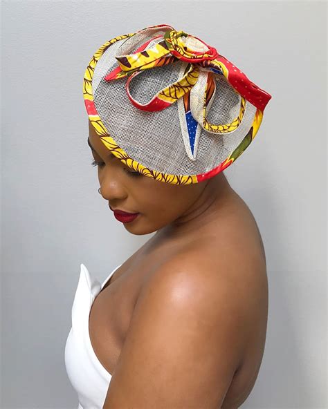 African Print Fascinator African Headwear Ankara Etsy