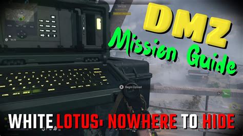 Dmz Mission Guide Nowhere To Hide White Lotus Tier Youtube