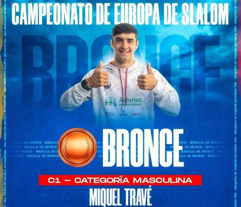 Miquel Travé guanya la medalla de bronze en C1 la segona en leuropeu