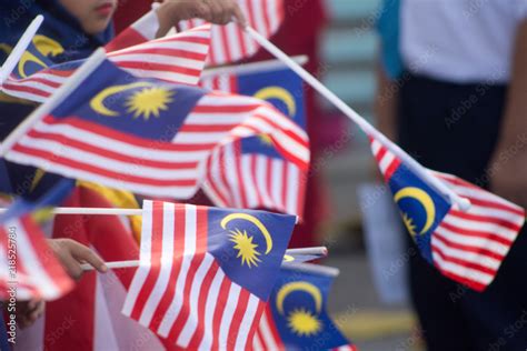 Malaysia Flag Known Jalur Gemilang Waving Foto Stock The Best Porn