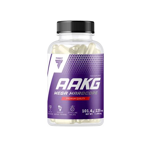 TREC AAKG MEGA HARDCORE 120CAPS Fit Muscles Nutrition Leading Top