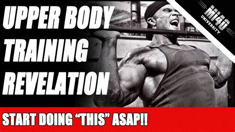 Upper Body Chest And Back Training Revelation Ifbb Bodybuilder Ben Pakulski Youtube