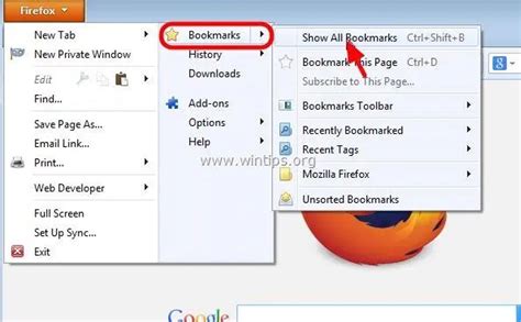 How To Restore Bookmarks In Firefox Robots Net