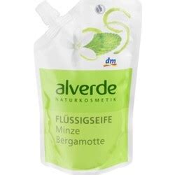 Alverde Flüssig Seife Minze Bergamotte 4010355753489